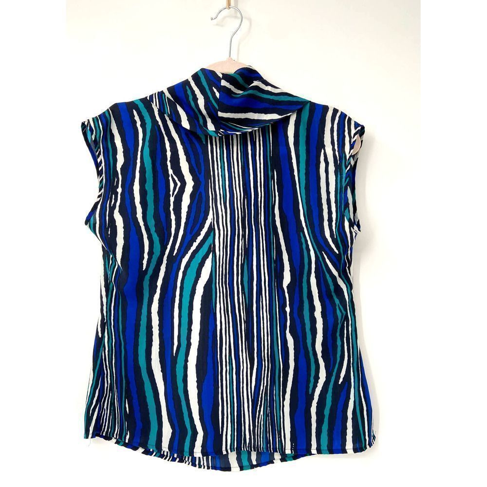 Joneswear Colorblock Cowl Neck Sleeveless‎ Top Size 4 - Picture 6 of 6